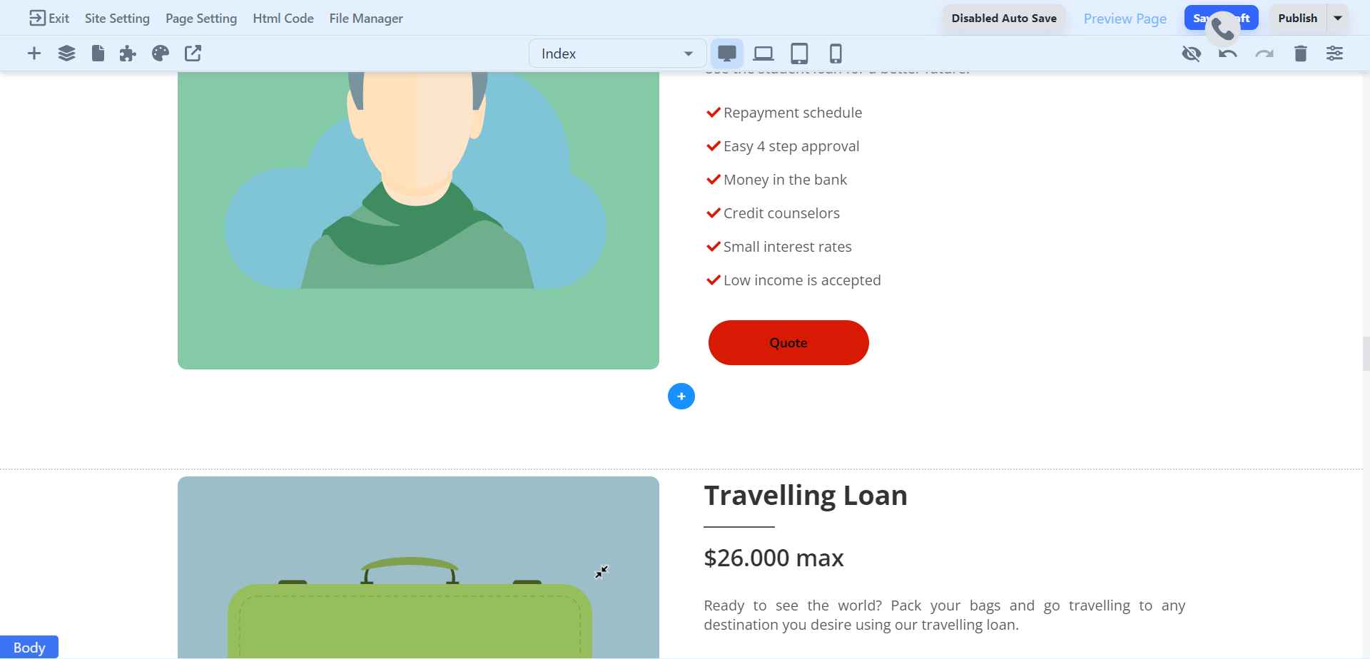 Add a form popup in a button