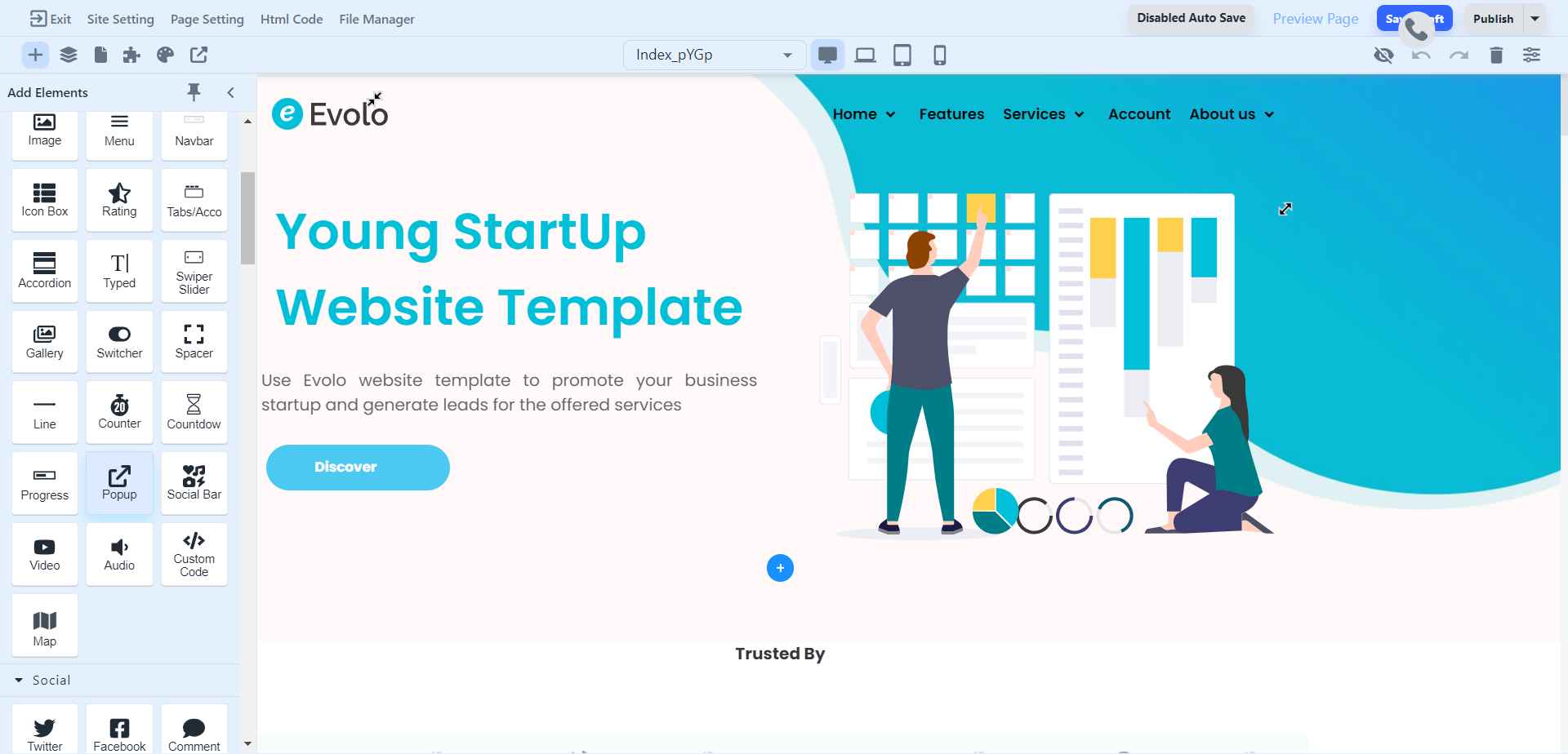 How to create and use Popup
