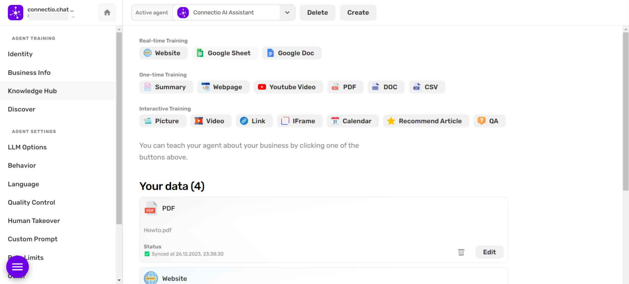 Training using Google Sheets