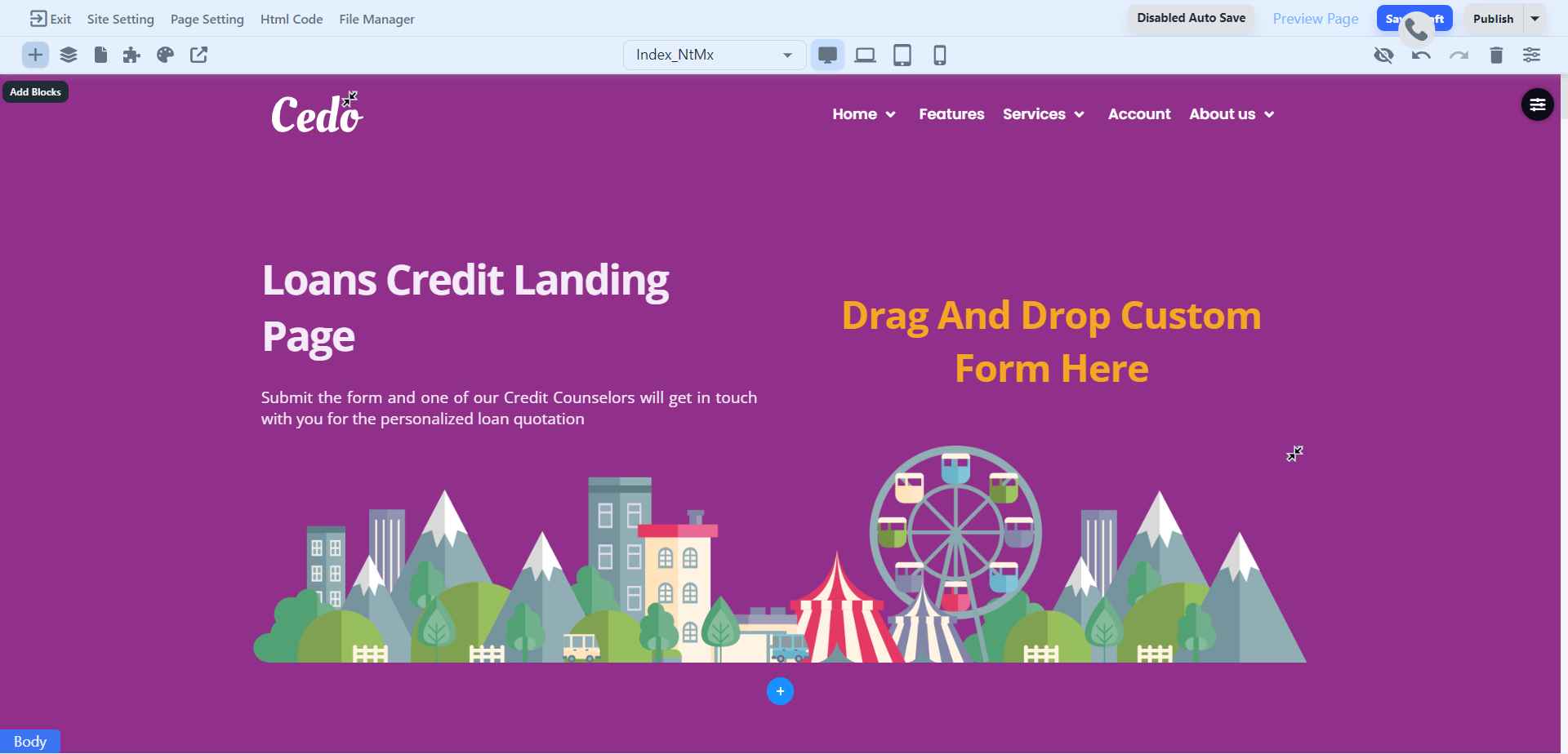 How to use the Section Layout