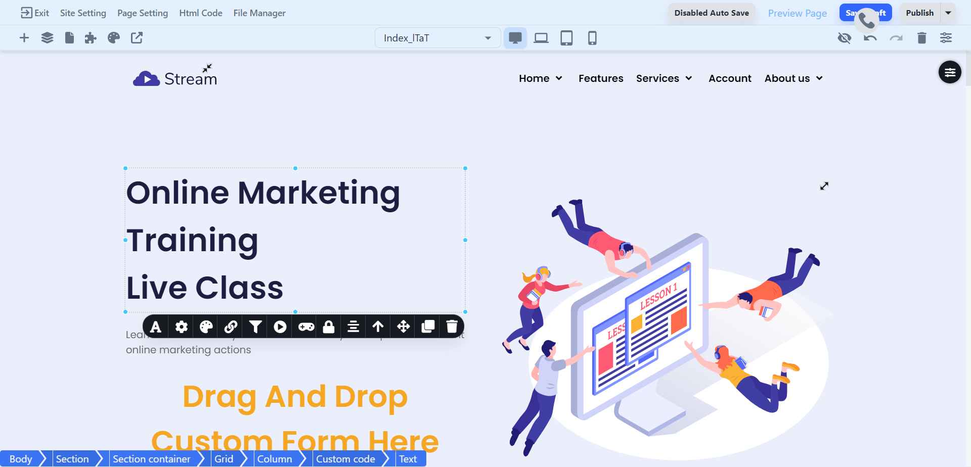 Hide Elements in Mobile View