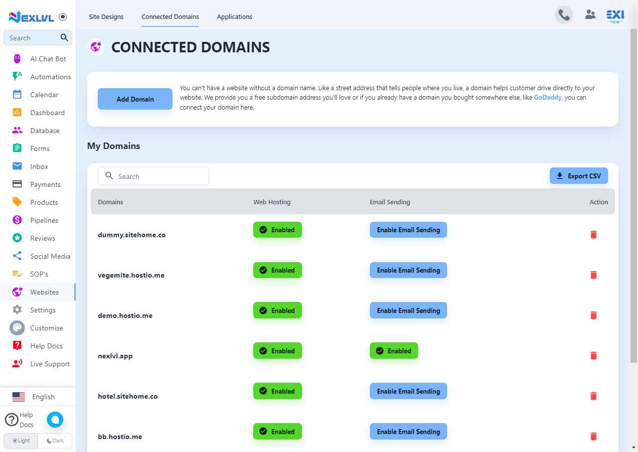 Create A Website Domain
