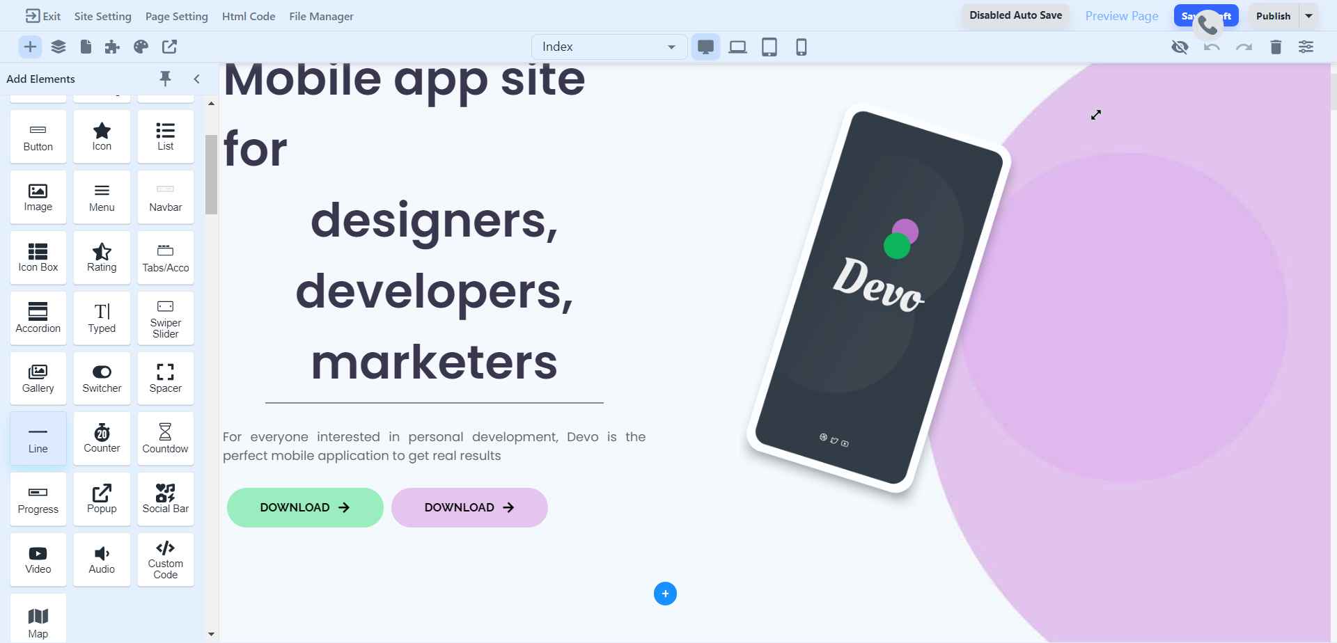 How to use the Line Elements