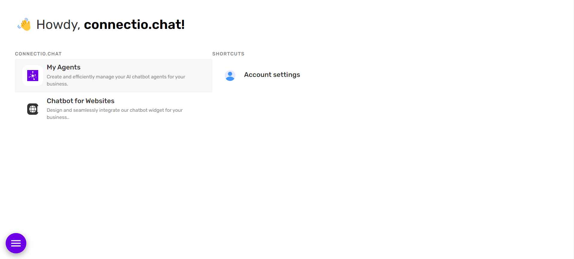 Creating an agent in connectio