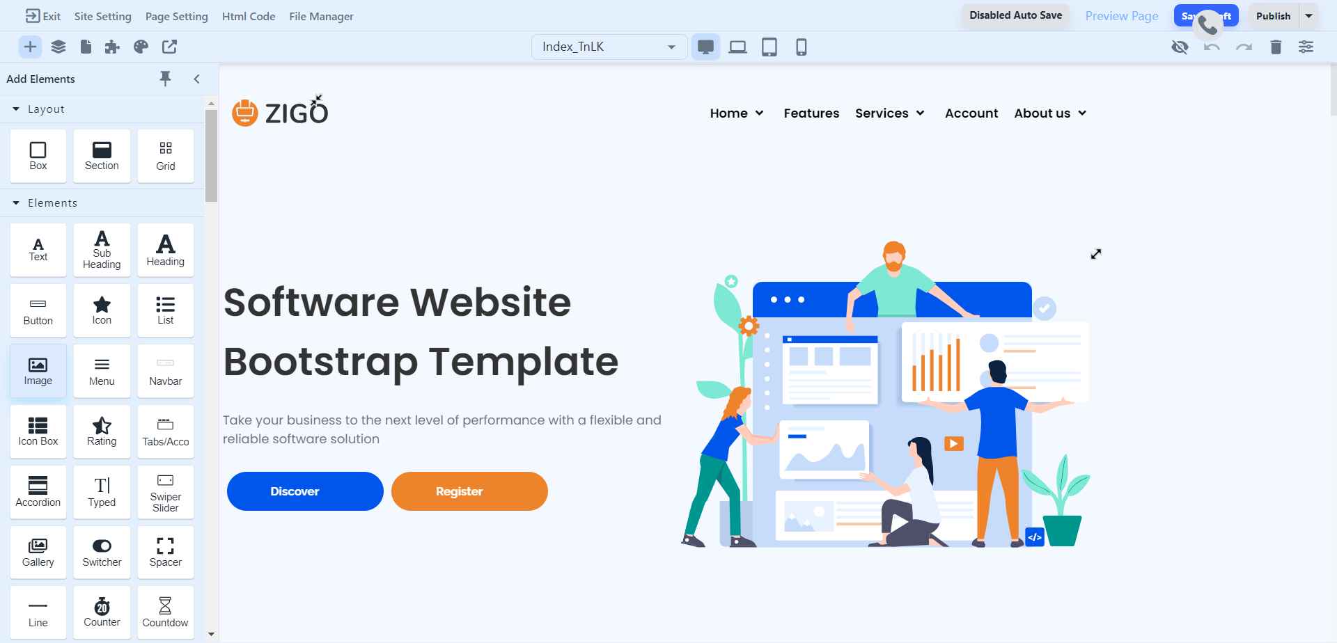How to use the Image Element